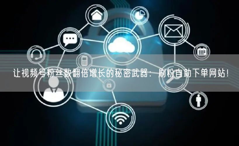 让视频号粉丝数翻倍增长的秘密武器：刷粉自助下单网站！