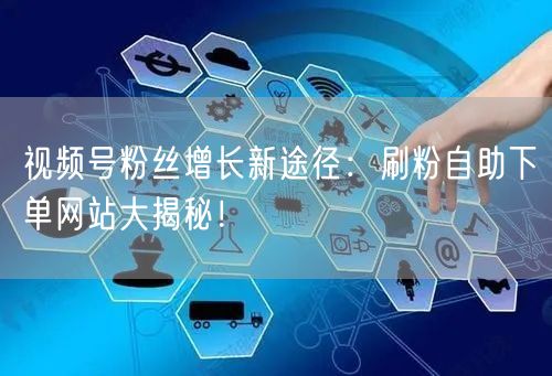 视频号粉丝增长新途径：刷粉自助下单网站大揭秘！