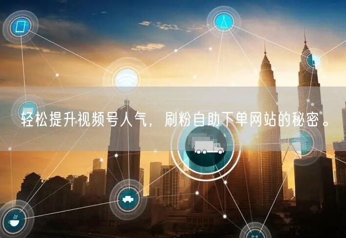 轻松提升视频号人气，刷粉自助下单网站的秘密。