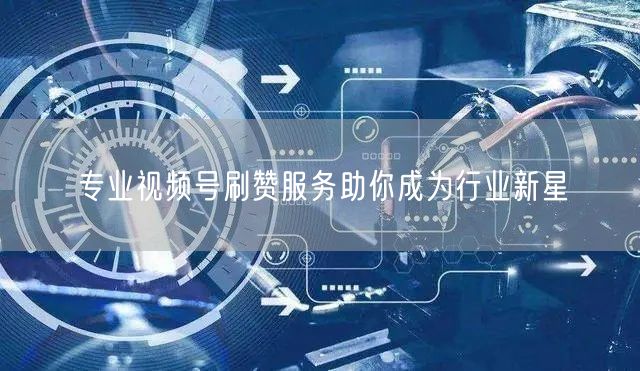 专业视频号刷赞服务助你成为行业新星