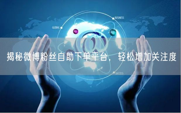 揭秘微博粉丝自助下单平台，轻松增加关注度